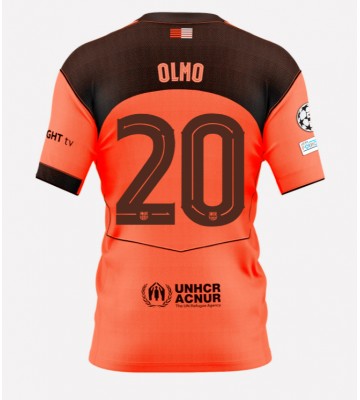 Lacne Muži Futbalové dres Barcelona Dani Olmo #20 2025-26 Krátky Rukáv - Tretina